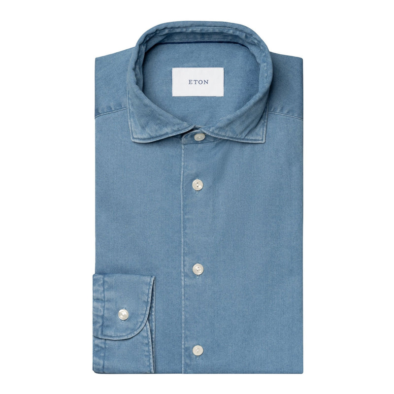 Eton Denim Stretch Shirt - Eton Shirts Eton Shirts