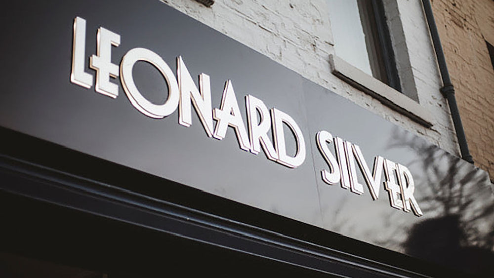The Leonard Silver shop sign on Savile Street, Hull