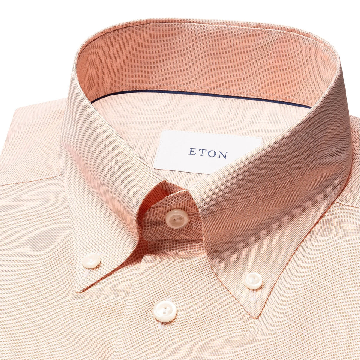 Orange Button Down Signature Oxford Shirt - Eton Shirts