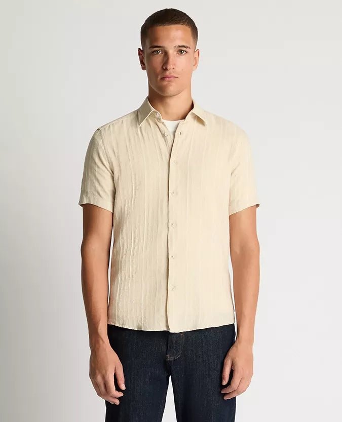 Remus Short Sleeved Beige Shirt - Remus Uomo