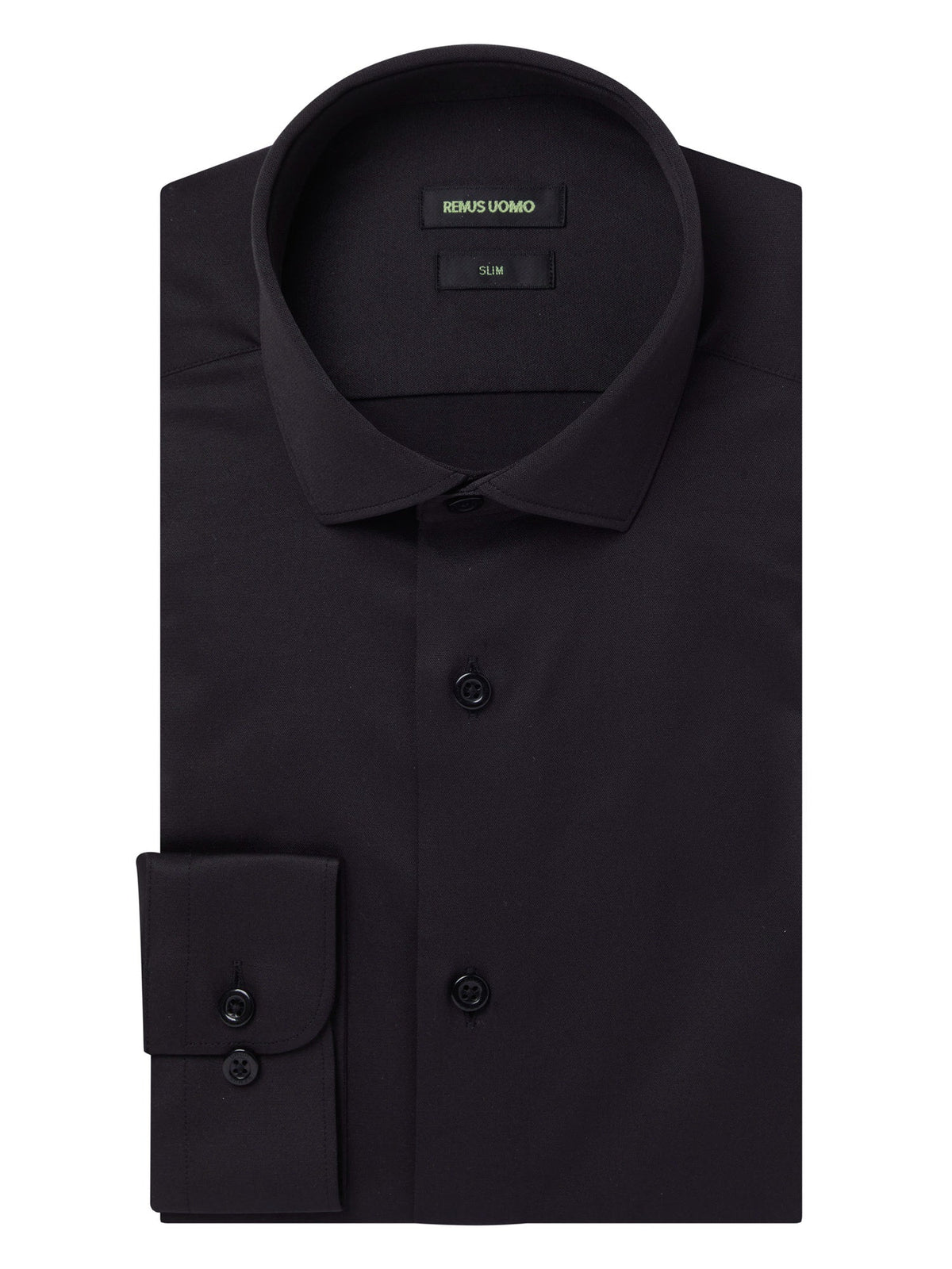 Remus Stretch Black Shirt - Remus Uomo Shirts
