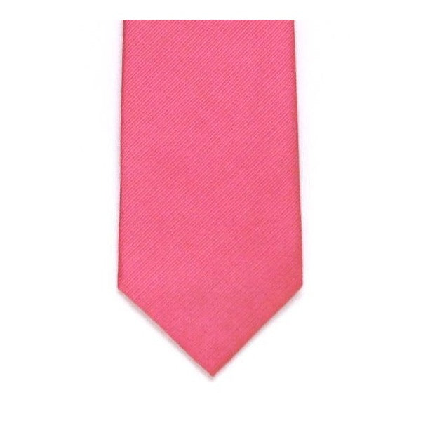Silk Coral Tie - Leonard Silver