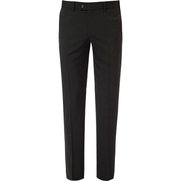 Black Piacenza Wool Trouser - Hiltl