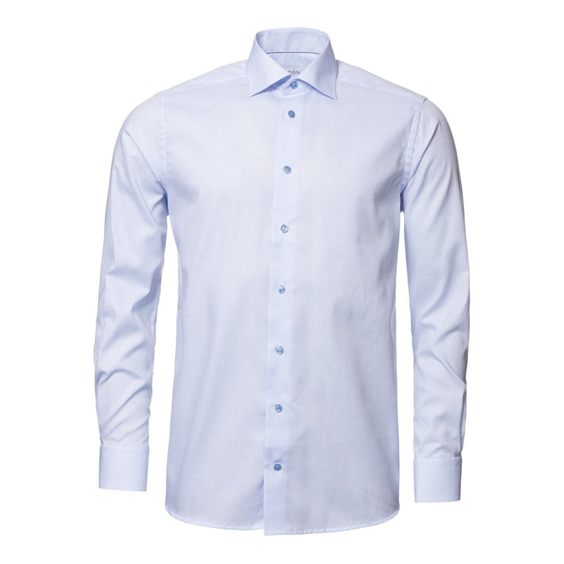 Blue Twill Shirt - Eton Shirts