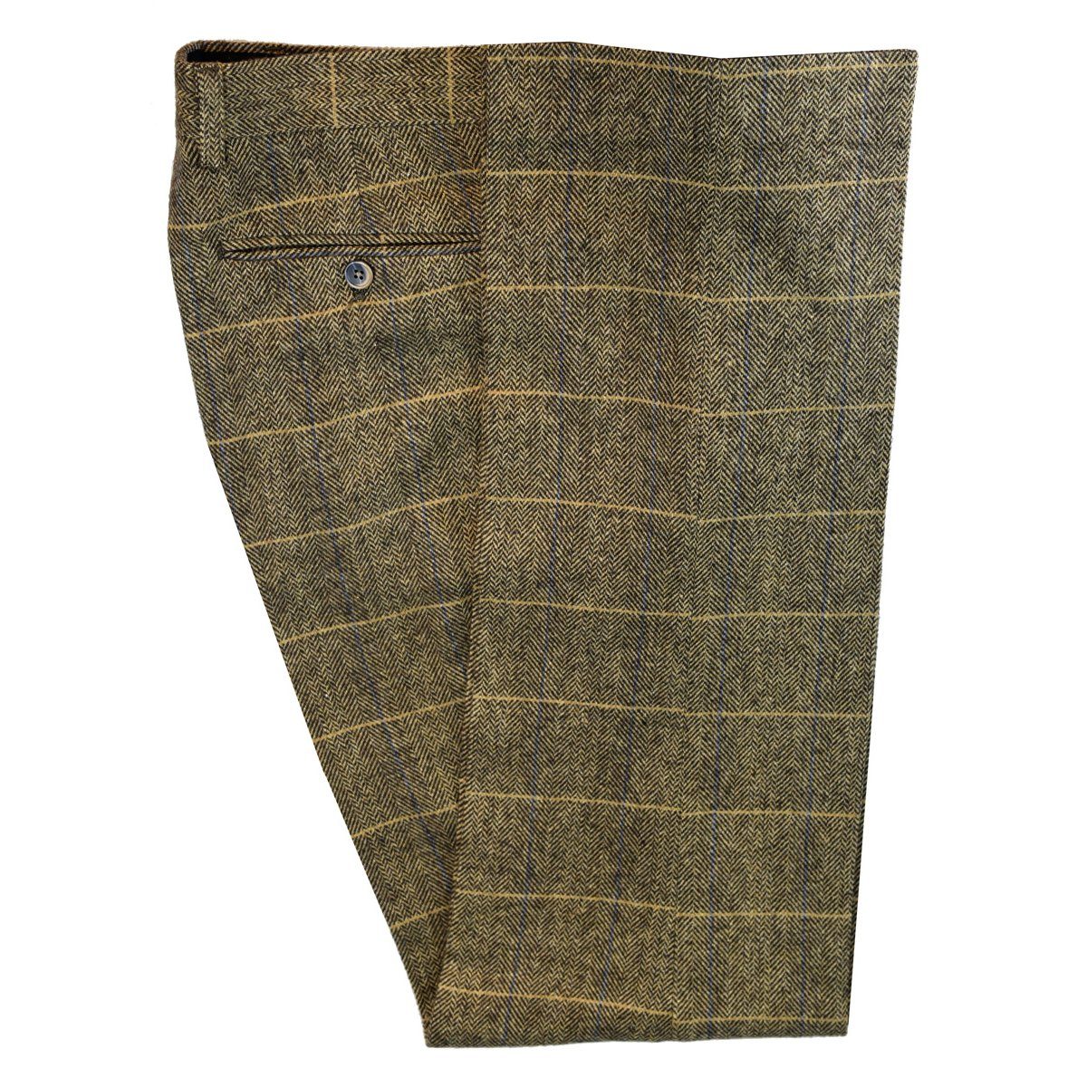Brown Tweed Trousers - Leonard Silver
