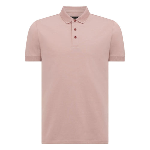 Pink Jersey Polo Shirt - Remus Uomo