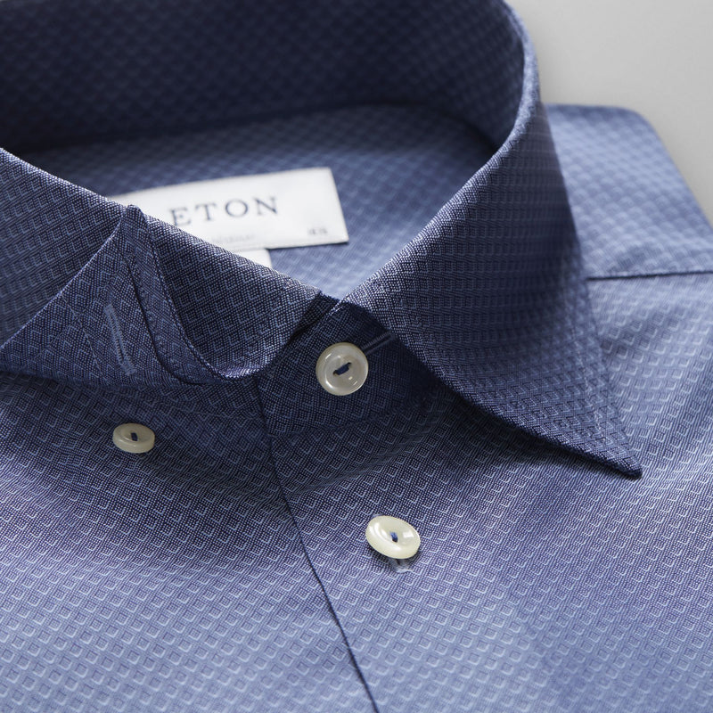 Pinpoint Button-Under Shirt - Eton Shirts