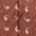 Silk/Linen Paisley Silk Tie - Eton Shirts