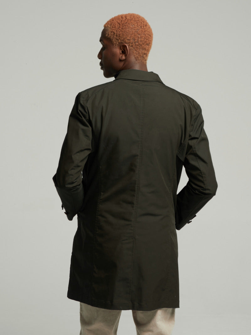 Spitalfield City Rain Mac Black