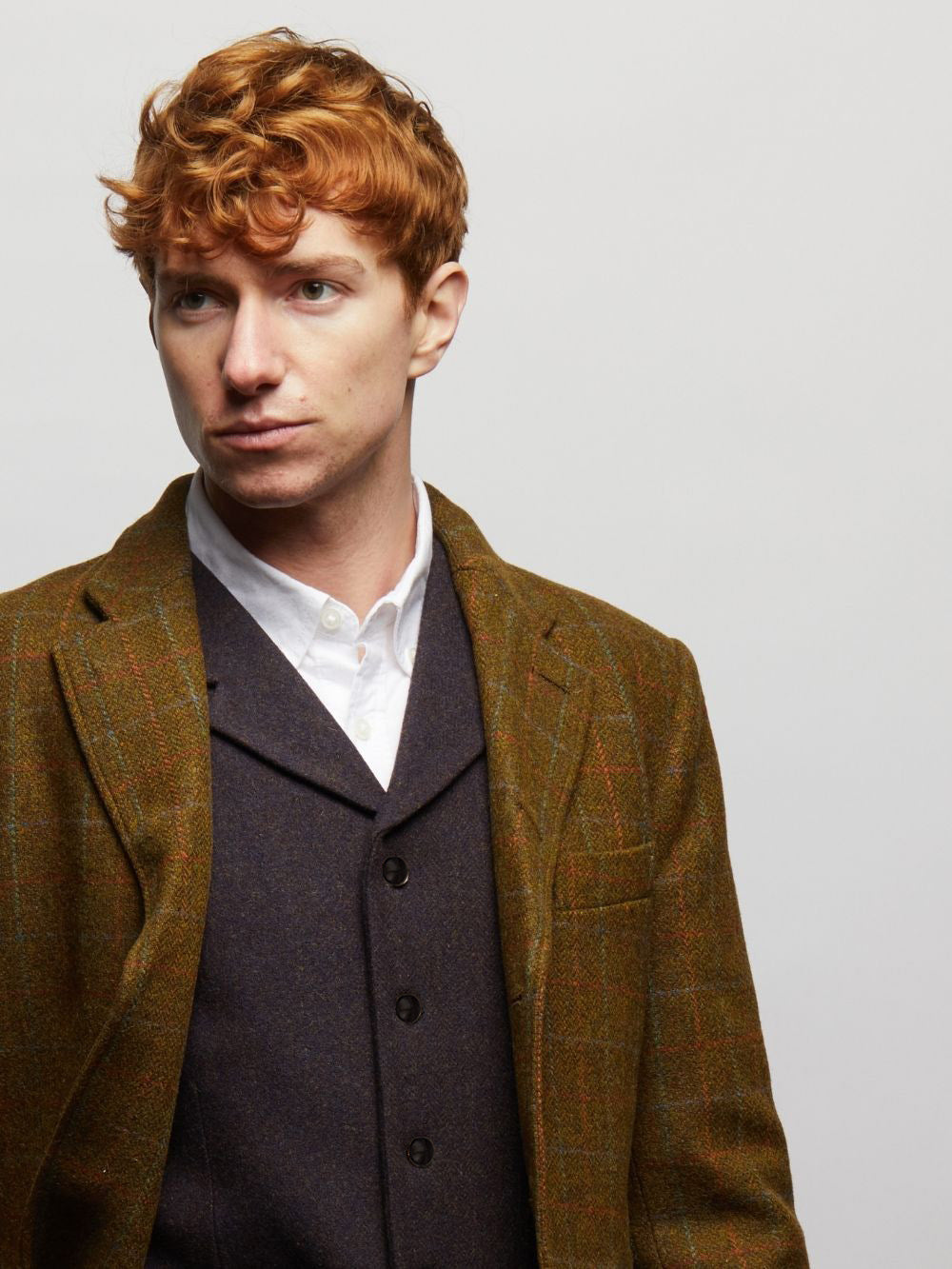 Sherwood Tweed Wool Waistcoat
