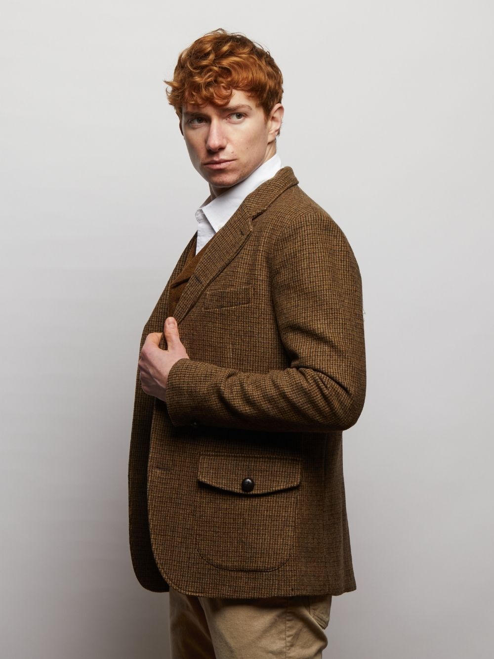 Allenby Wool Tweed Blazer