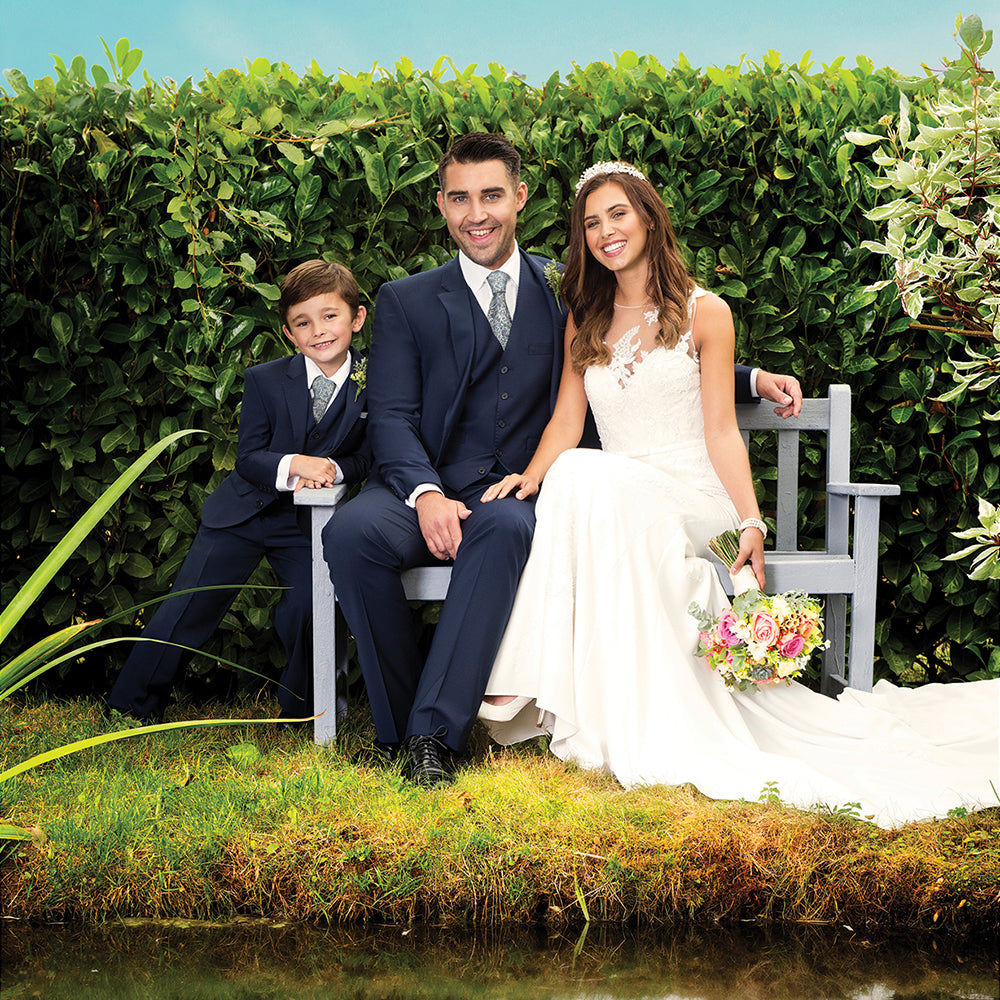 wedding suit and boys suit