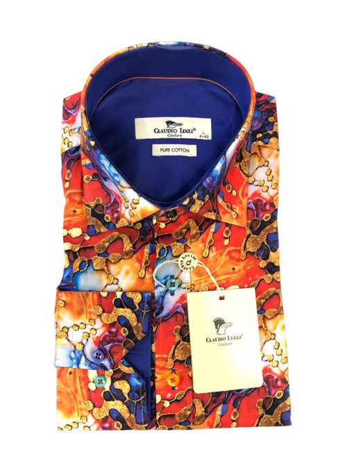 claudio lugli liquid gold and cloud shirt