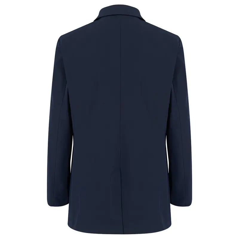 Navy Wentworth Travel Raincoat, back flat lay