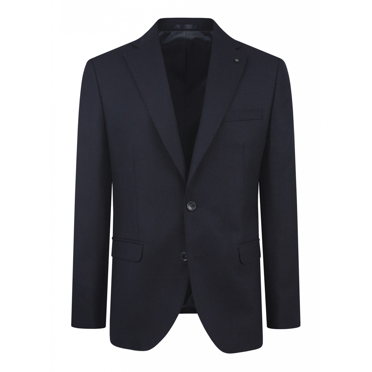 Alfred Brown Navy Flannel 2 Piece Suit - Torre Suits