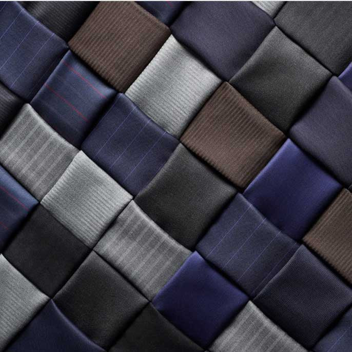 patchwork cloth for made to measure suits