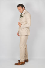 Stone Beige Suit Jacket