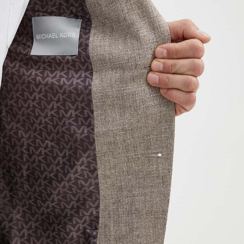 Beige Wool/Linen Blazer - Michael Kors Blazers