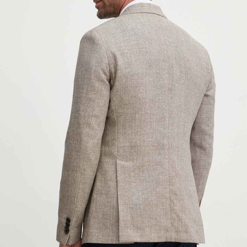 Beige Wool/Linen Blazer - Michael Kors Blazers