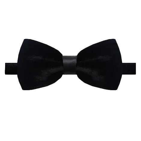 Black Velvet Bow Tie - Knightsbridge