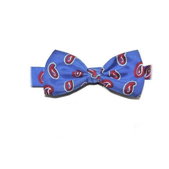 Paisley printed silk bow tie - Knightsbridge