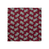 Burgundy Silk Paisley Pocket Square - Eton Shirts