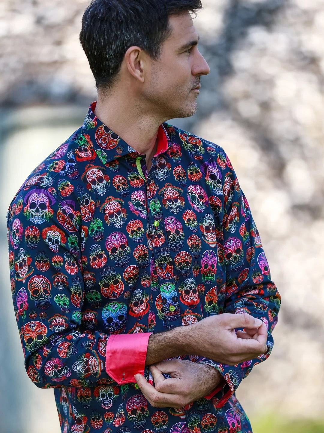 Day of the Dead Multi Colour Skulls Shirt