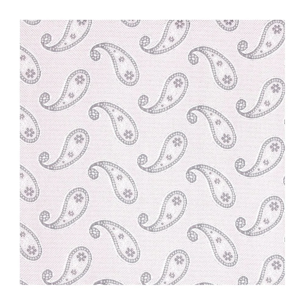 Classic Paisley Silk Pocket Square Pink - Leonard Silver Pocket Squares