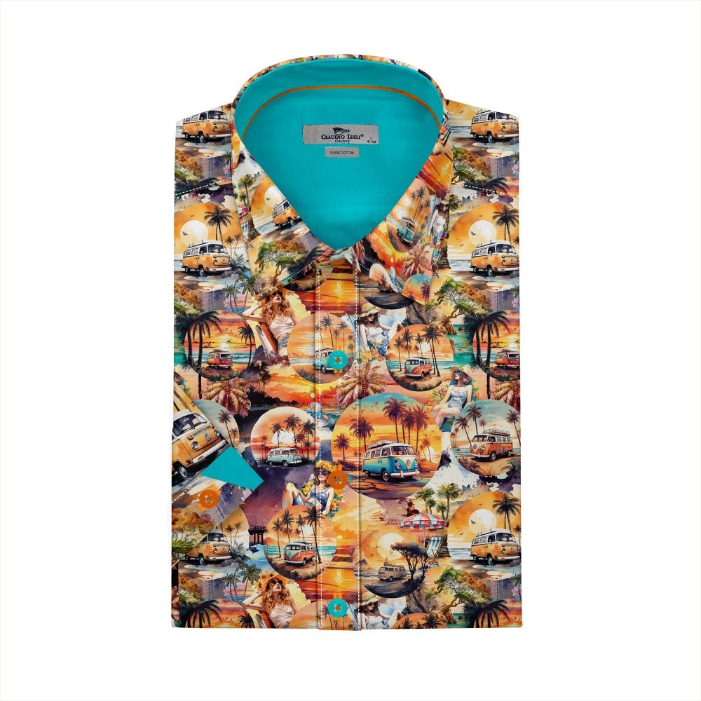 Claudio Lugli Campervan Short Sleeve Shirt - Claudio Lugli