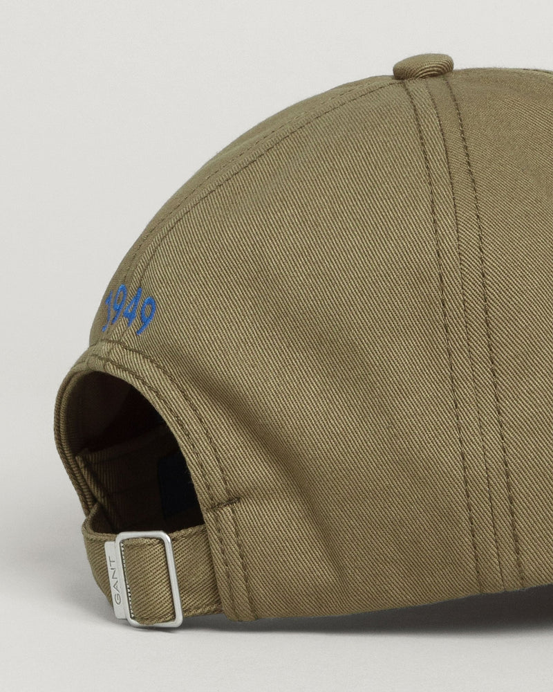 Contrast Twill Cap Green - Gant Hats