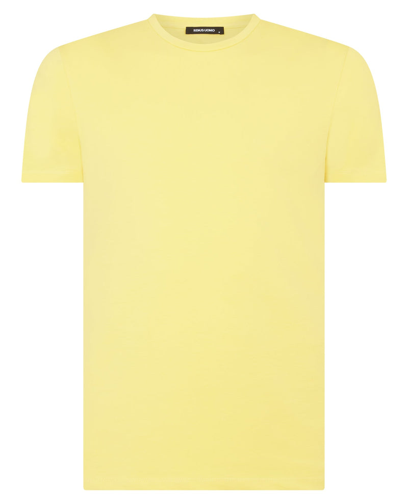 Crew Neck T-Shirt Lemon - Remus Uomo