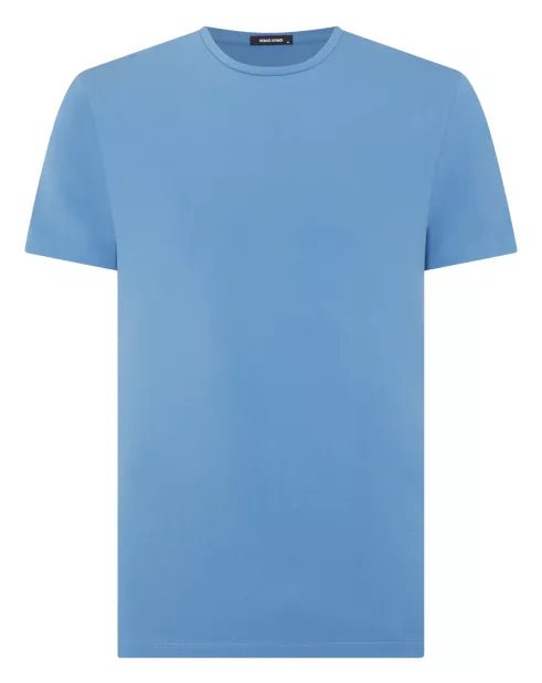 Crew Neck T-Shirt Riviera Blue - Remus Uomo T-shirts