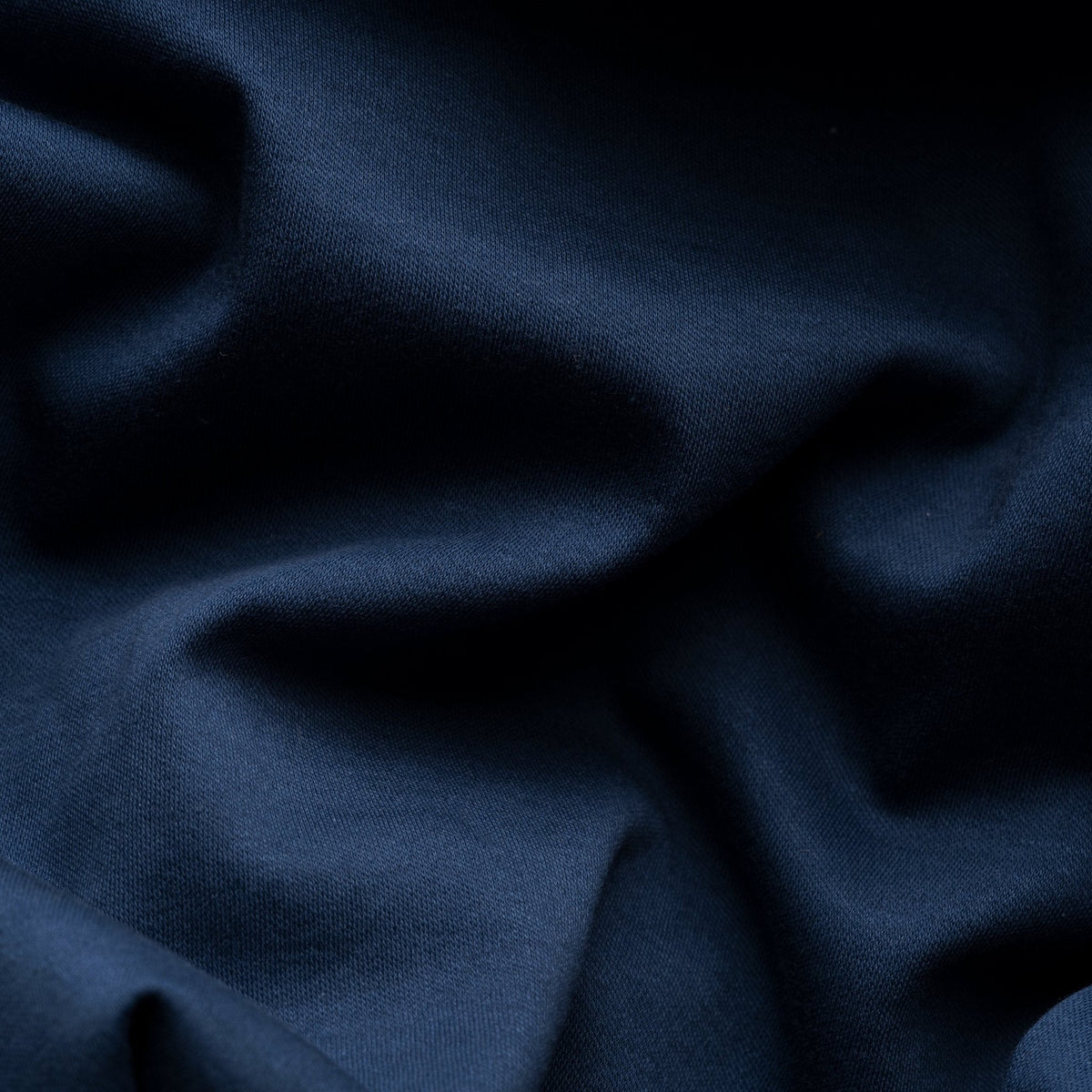 Dark Blue Cotton Interlock Polo Shirt - Eton Shirts
