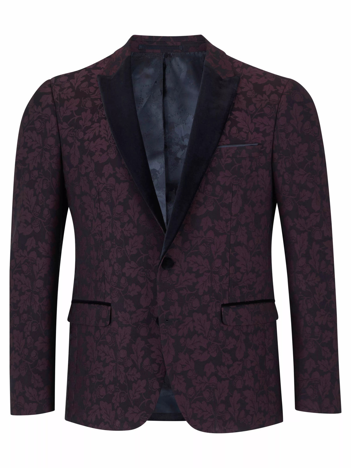 Dark Red Monti Dinner Jacket - Remus Uomo Blazers