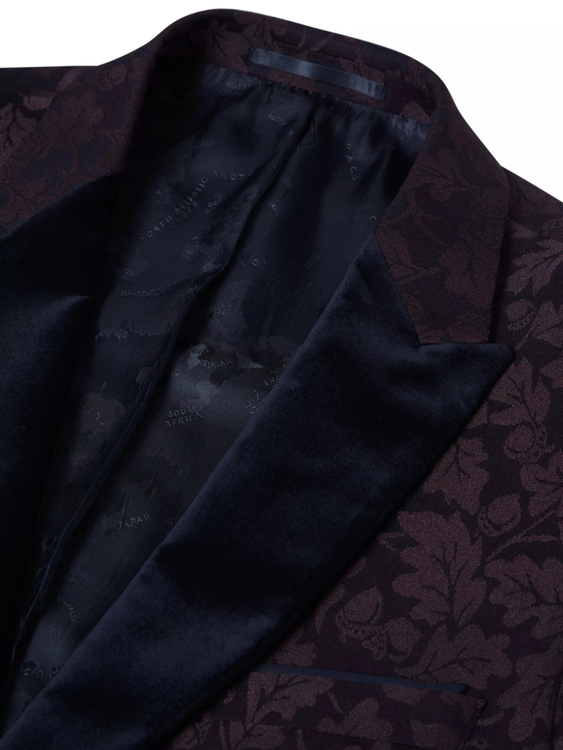 Dark Red Monti Dinner Jacket - Remus Uomo Blazers