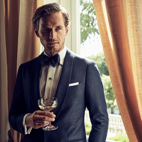 Dinner Suit & Tuxedo Hire Leonard Silver