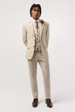 Ecru Beige Suit Jacket - Leonard Silver