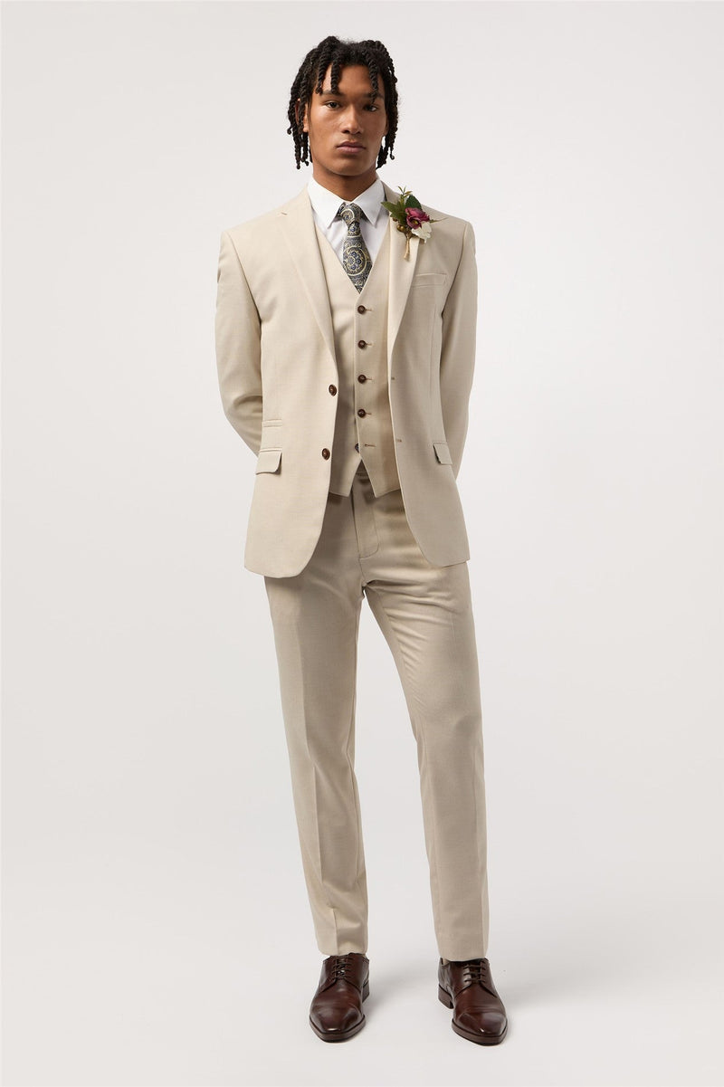 Ecru Beige Suit Jacket - Leonard Silver