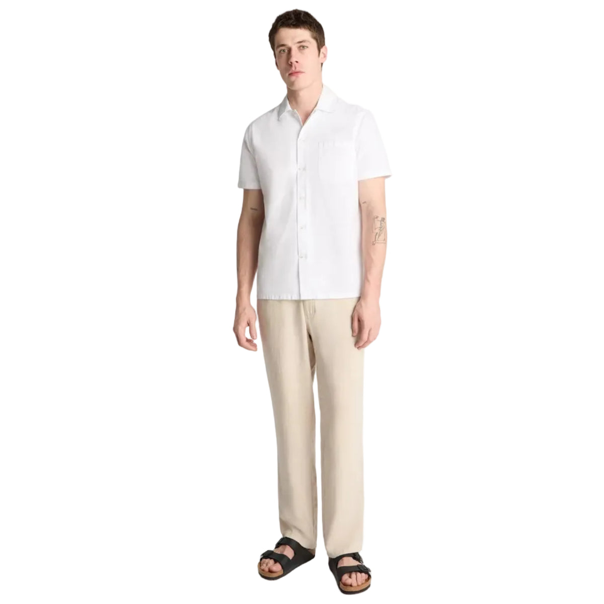 Elio Chino Style Casual Trousers Stone - Remus Uomo Trousers