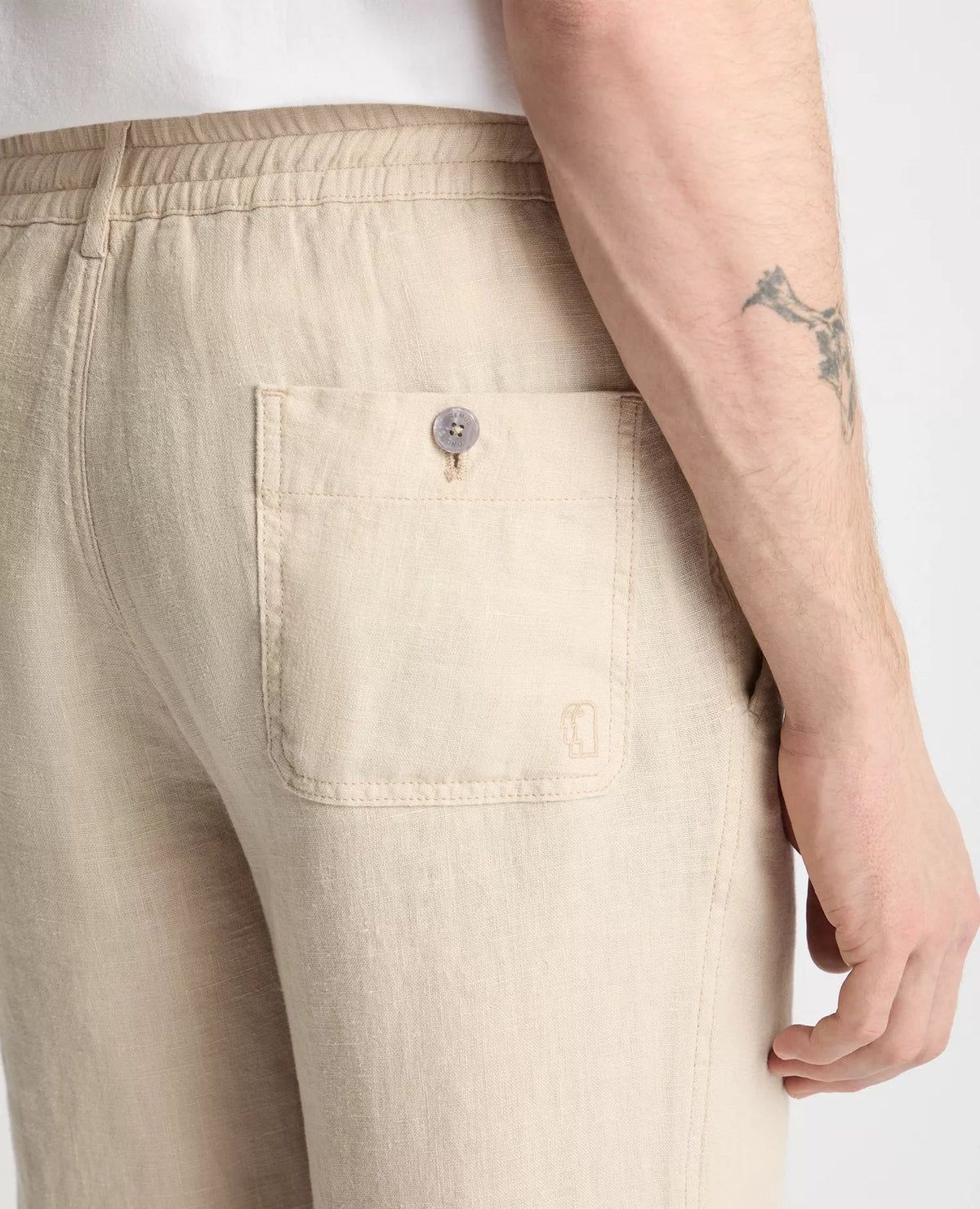 Elio Chino Style Casual Trousers Stone - Remus Uomo Trousers