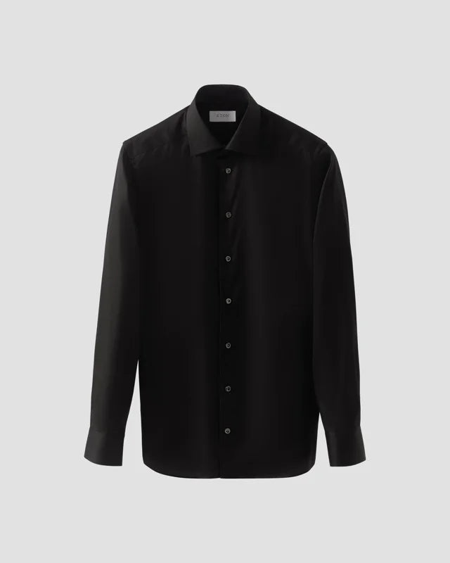 Eton Black Signature Twill Shirt - Eton Shirts Shirts