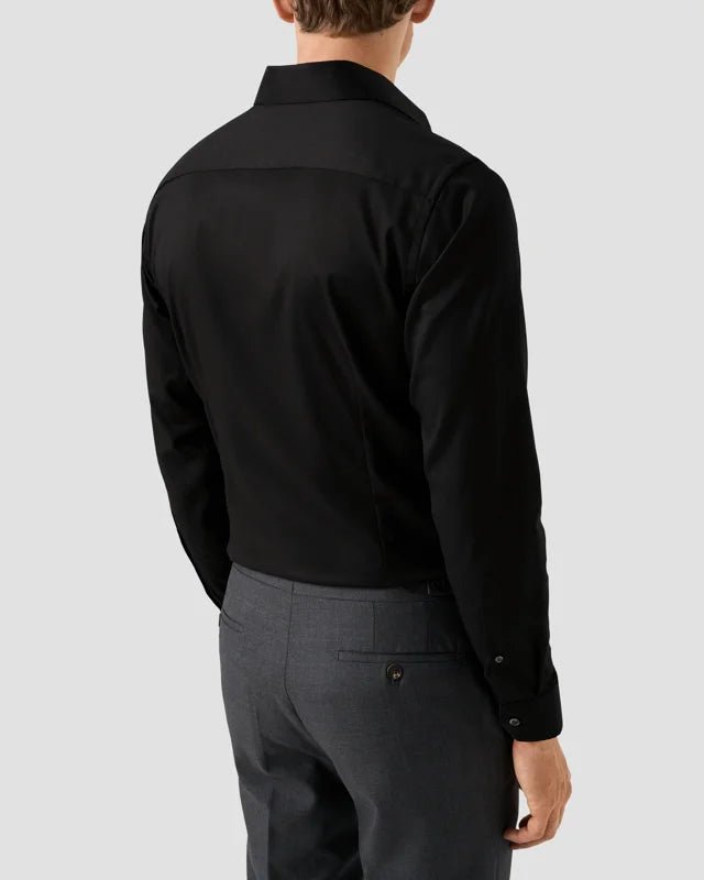 Eton Black Signature Twill Shirt - Eton Shirts Shirts