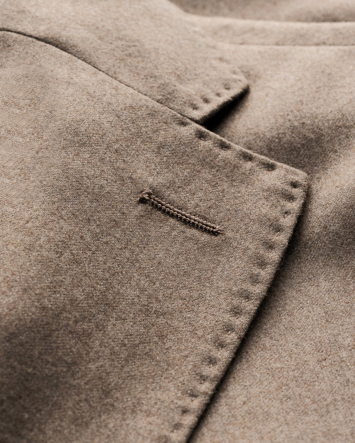 Eton Wool Flannel Soft Jacket Beige - Eton Shirts Blazers
