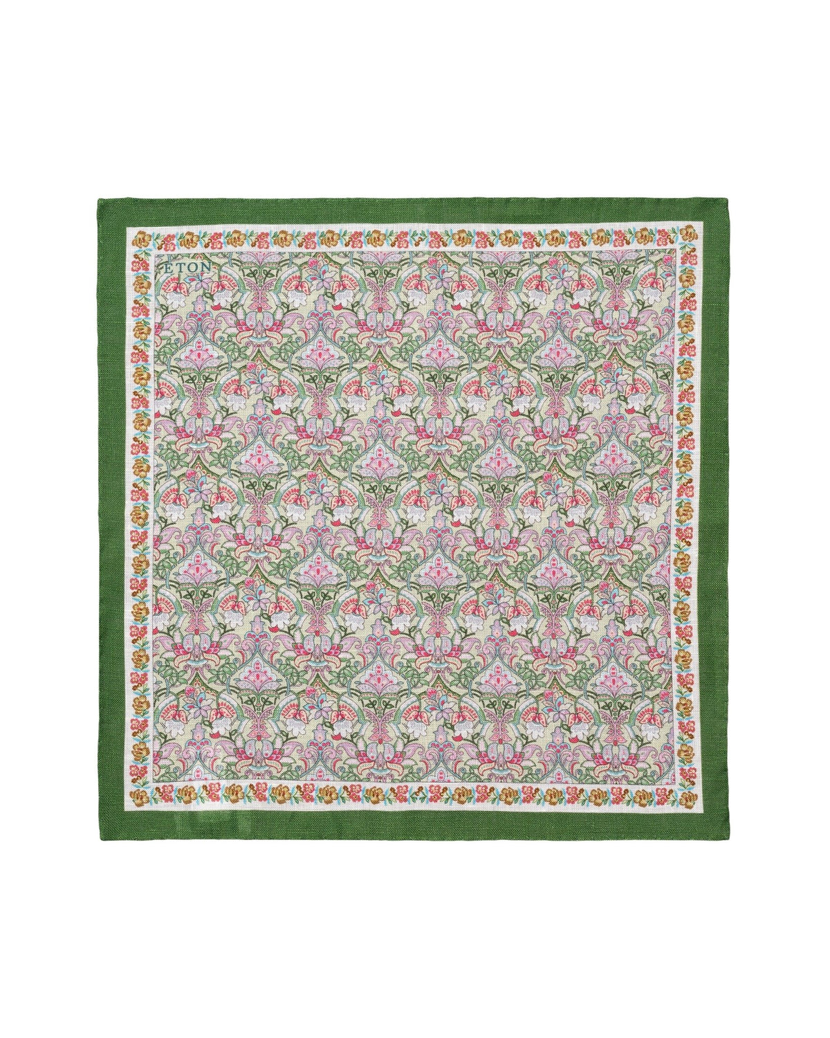 Floral Linen Pocket Square - Eton Shirts Pocket Squares