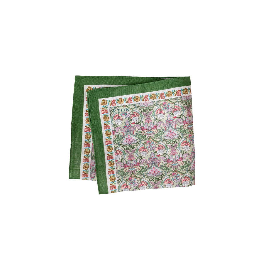 Floral Linen Pocket Square - Eton Shirts Pocket Squares