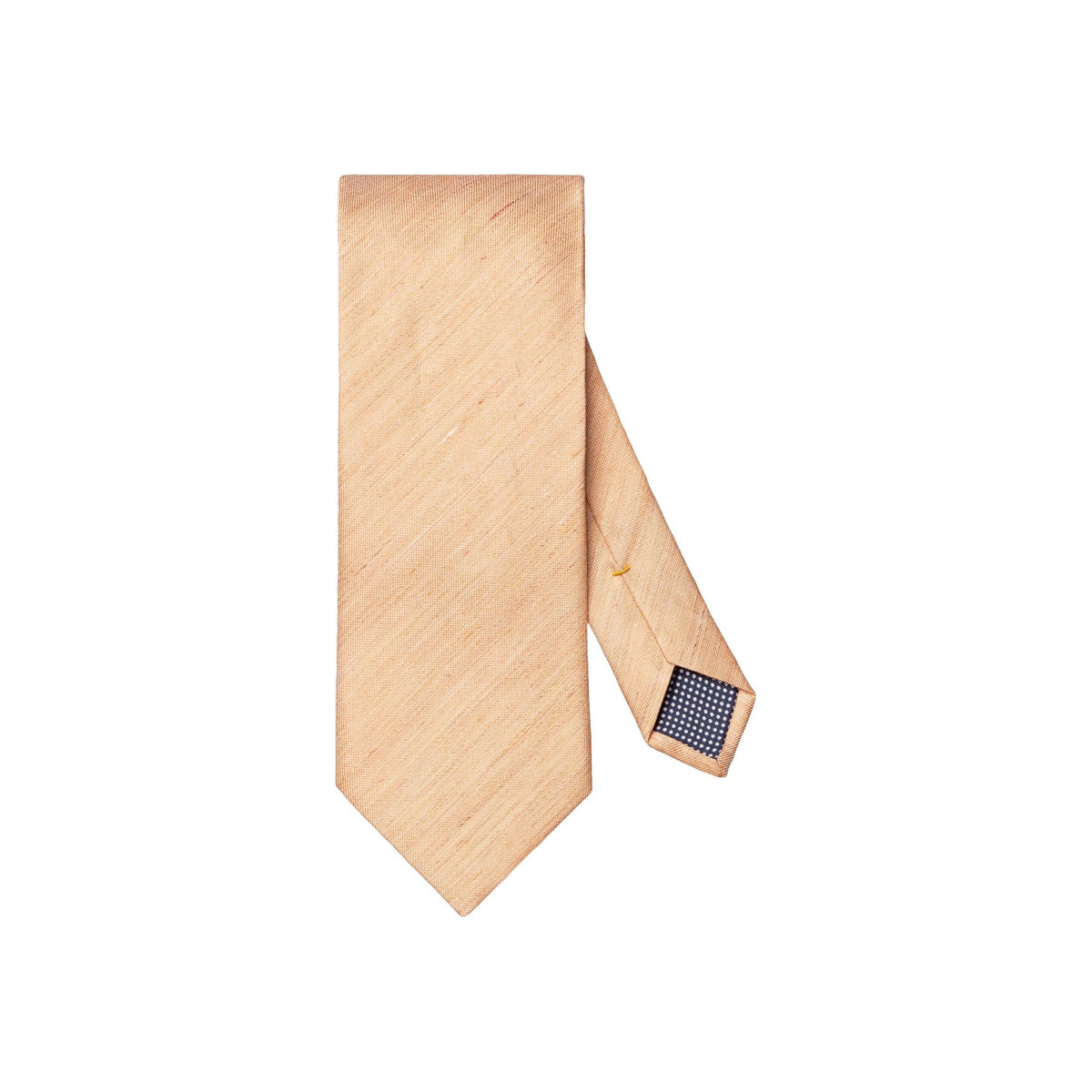 Woven Silk and Linen Tie Orange - Eton Shirts Neck Ties