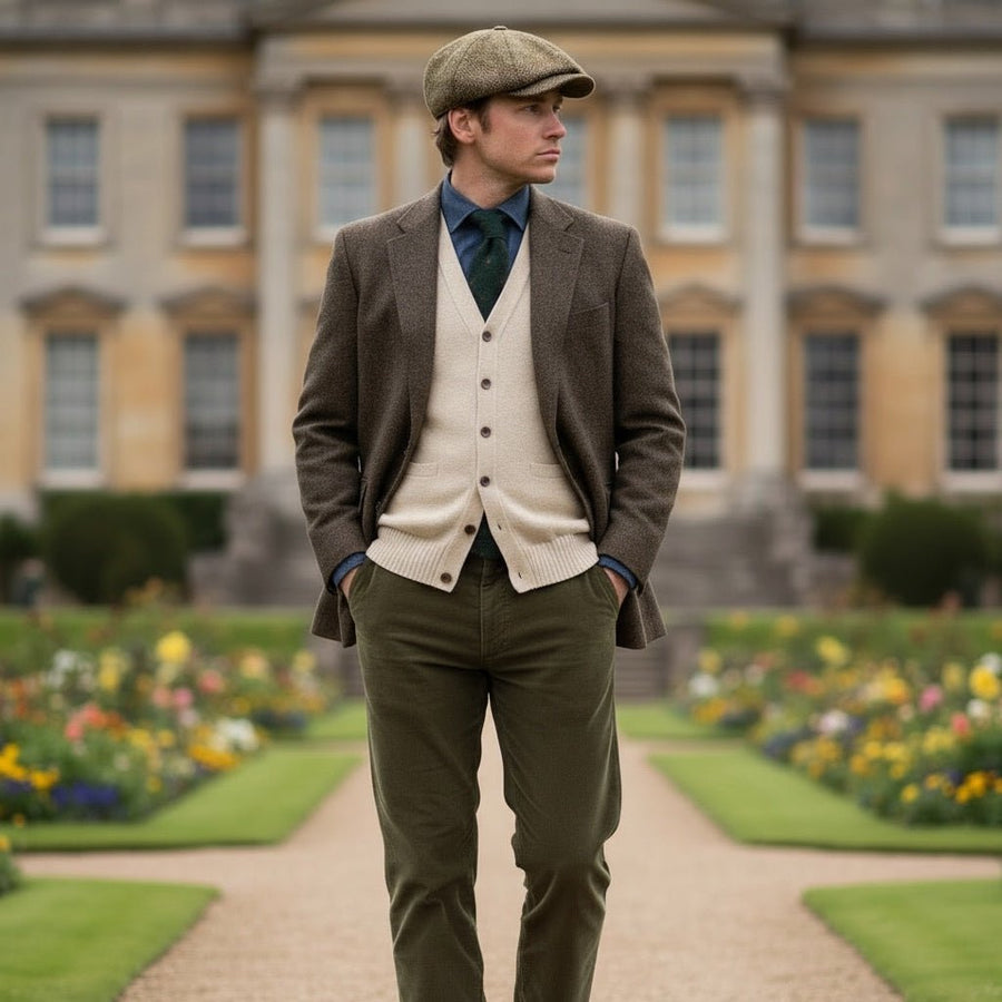 Ginger Herringbone Hat - John Victor Hats