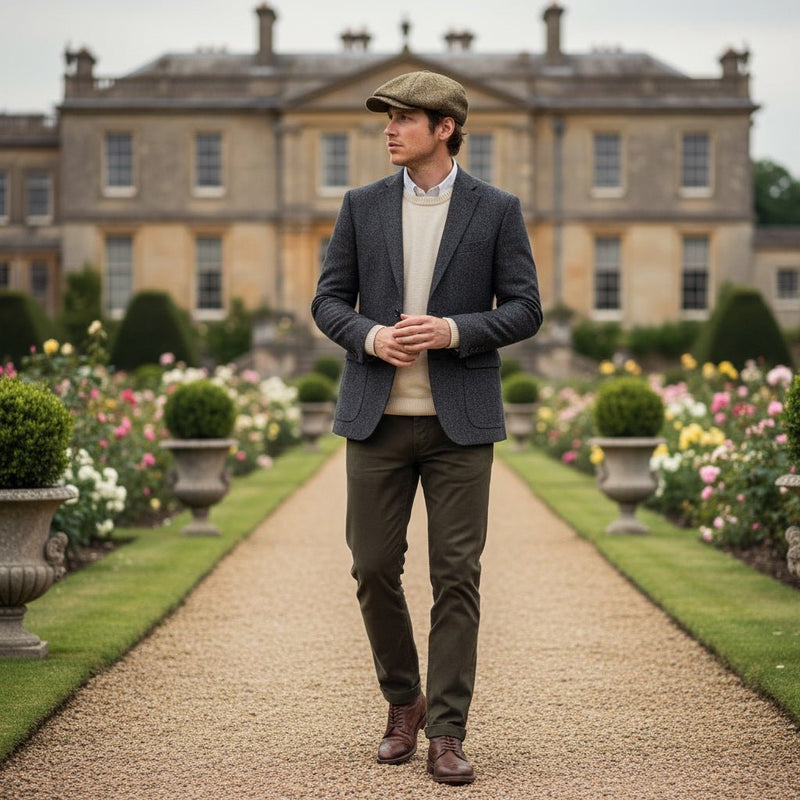 Ginger Herringbone Hat - John Victor Hats