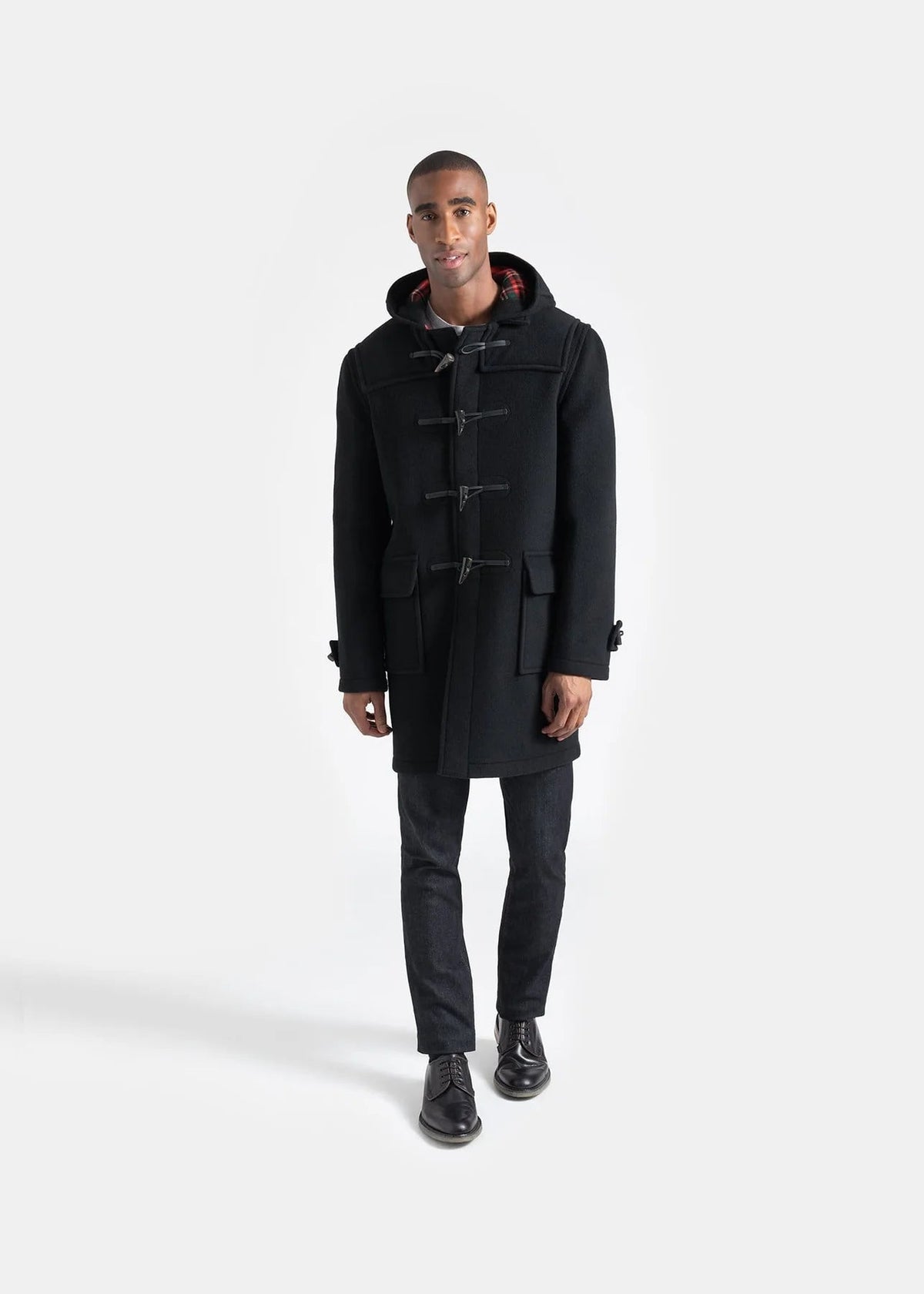 ささみ　新品 GLOVERALL ALISON DUFFLE M Gloverall Morris Duffle Coat Black – Leonard Silver