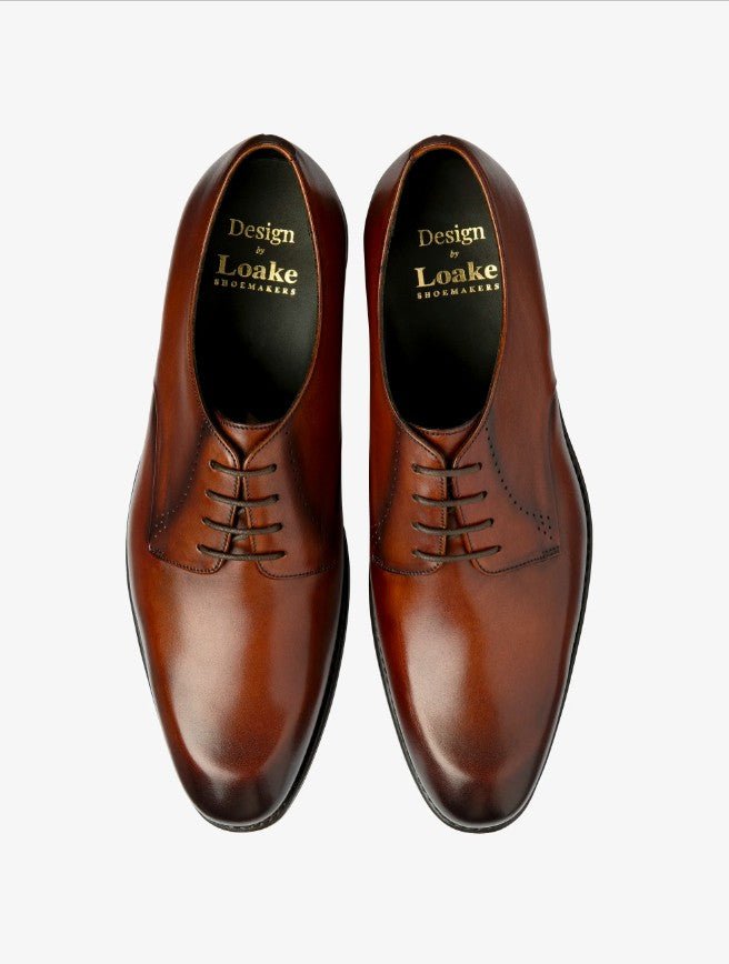Gosling Derby Brogue Scotch Patina - Loake Shoes